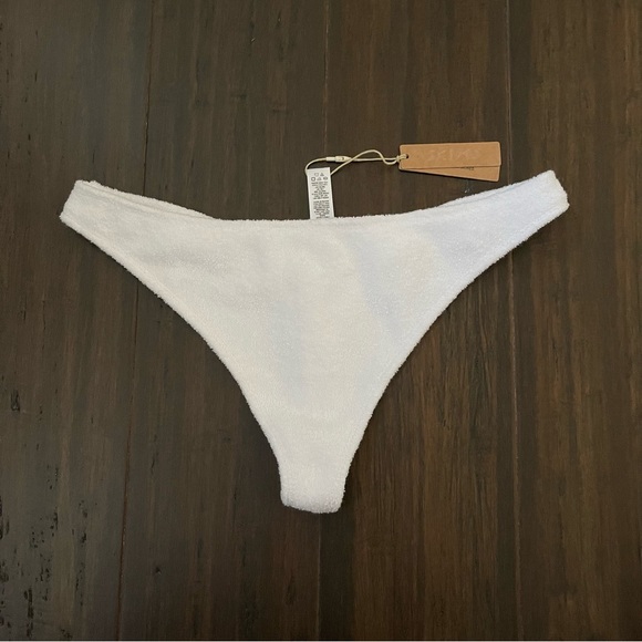 Skims Terry Cloth Thong in Marble size M - Picture 6 of 12
